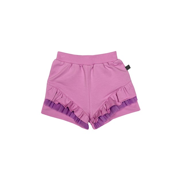 Lively Lilac Ruffle Shorts