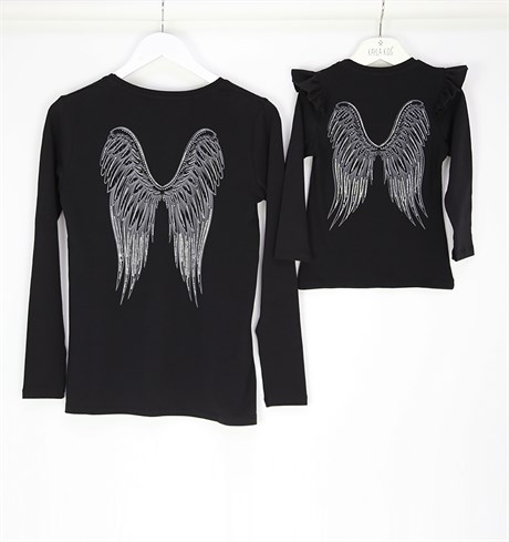 Angel T-shirt / Black - KK